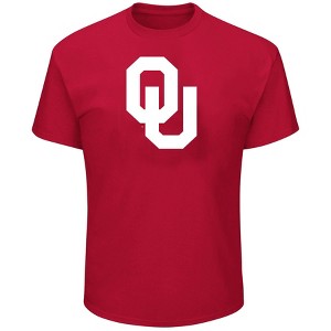 NCAA Oklahoma Sooners Men's Big & Tall Short Sleeve Logo T-Shirt - 1 of 3