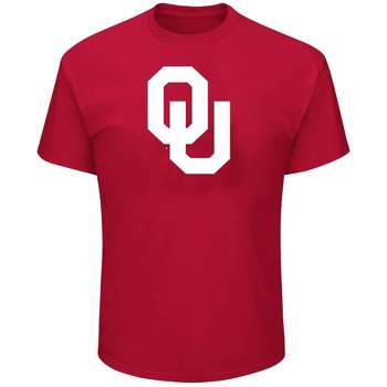 NCAA Oklahoma Sooners Men's Big & Tall Short Sleeve Logo T-Shirt