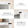 Jojoka Farmhouse Storage Book Shelf with Display Shelves, Tall Book Case for Home Office, Living Room, Bedroom - 4 of 4