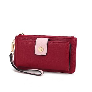 MKF Collection Olympe Vegan Leather Women’s Wristlet Wallet by Mia K - 1 of 4