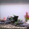 Unique Bargains Aquarium Terrariums Mountain for Fish Tank Landscape Decoration Resin Gray Green 5.31" Height 1pcs - 2 of 4