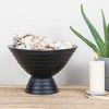 Storied Home Boho Wood Pedestal Serving Bowl - 2 of 4