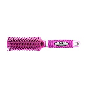 Bass Pet Brushes The Bathing Brush Wet Grooming. Optimized for use in water with Professional Grade Nylon Pin Rubber Grip Handle Pink - 1 of 1