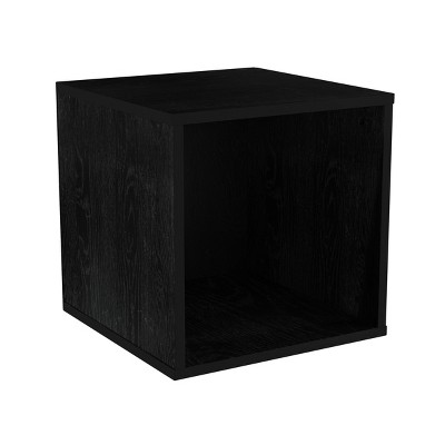 Hastings Home Stackable Contemporary Minimalist End Table - Black