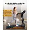 3.5HP Electric Foldable Treadmill with Incline, Pulse Monitor, 12 Programs, LCD Display, App Compatible - 2 of 4