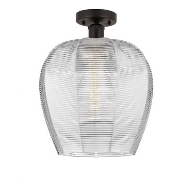Norfolk - 1 Light Semi-Flush Mount In Industrial Style-15.13 Inches Tall and 11.75 Inches Wide