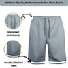 Jump Start Men's Mesh Quick Dry Athletic Performance Shorts - 4 of 4