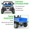 24V 2-Seater Ride On Dump Truck for Kids - 4WD 6-Wheel Electric Car with Parent Remote Control, Bluetooth Music & Dump Bed - 3 of 4