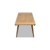 Jennifer Taylor Home Capri 59-90.5" Solid Oak Wood 4-6 Seat Extendable Leaf Dining Table - 3 of 4