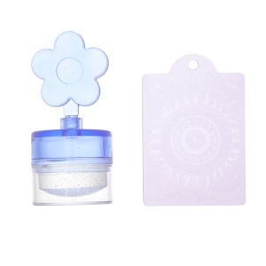 Unique Bargains Flower Nail Art Stamp 2 Pcs - 1 of 4
