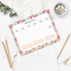Blu Monaco Gold Edge Desk Pad – Undated Weekly Planner Notepad – 8.5 x 11, 50 Pages – Tear-Off Calendar for Scheduling and Organization - 3 of 4