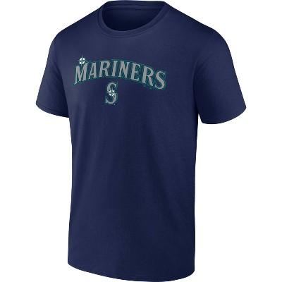 Mlb Seattle Mariners Men's Short Sleeve Button-down Jersey : Target