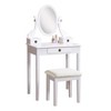 ROOMTEC Makeup Vanity Table and Stool Set - 4 of 4
