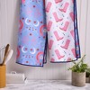 Design Imports Washed Waffle Dishtowel Set/2, Mahogany Rose - 4 of 4
