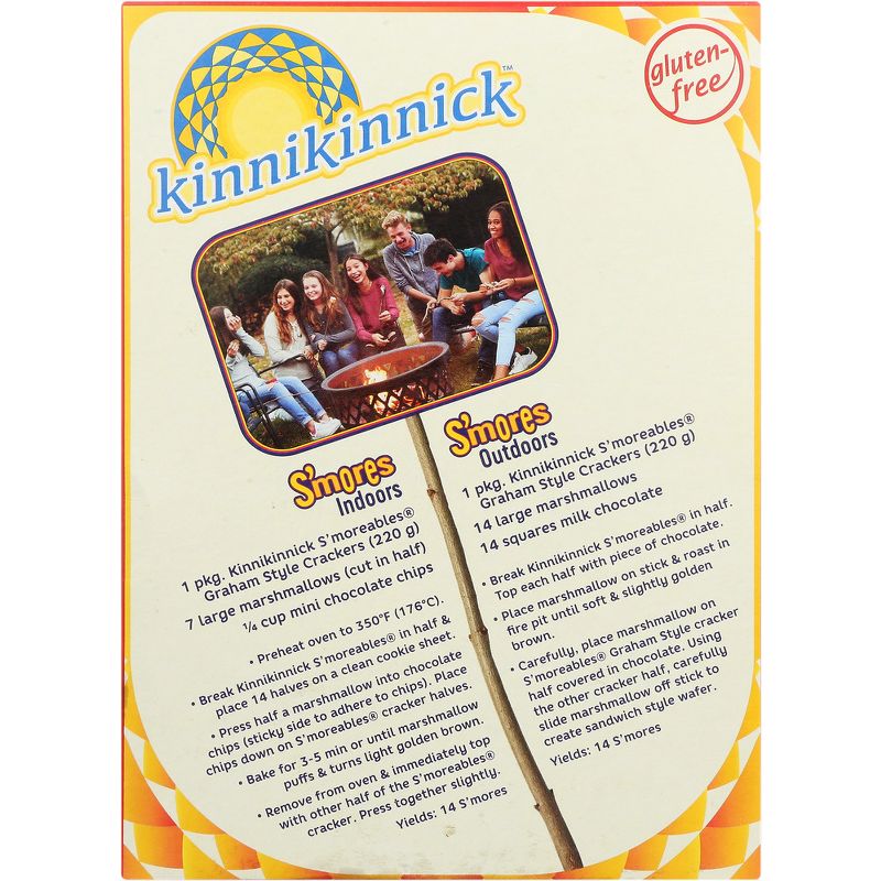 Kinnikinnick S'moreables Graham Style Crackers - Case of 6/8 oz, 3 of 7