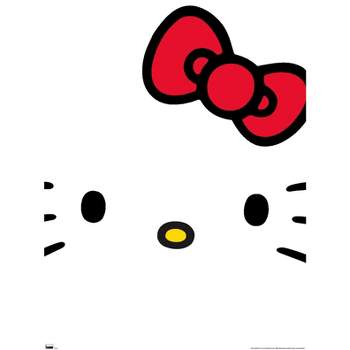 Trends International Hello Kitty and Friends - Kawaii Milk Framed Wall  Poster Prints White Framed Version 14.725 x 22.375