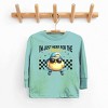 The Juniper Shop I'm Just Here For the Chicks Checkered Toddler Long Sleeve Tee - 2 of 4