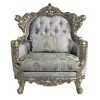 44.5" Miliani Accent Chair Fabric/Antique Bronze Finish - Acme Furniture - 2 of 4