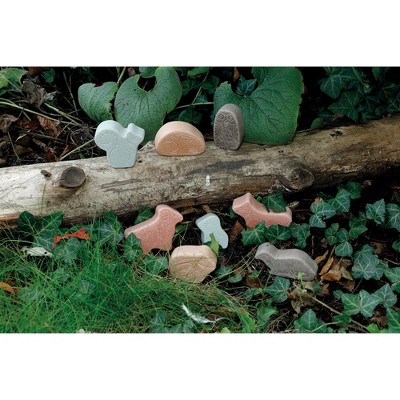 Woodland Animal Figurines Set in Natural Resin Mix
