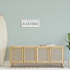 Stupell Industries Welcome to Beach House Sign Blue Palm Trees, 10" x 24" - 2 of 4