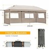 Maggift Canopies and Gazebos, Instant Setup Shade for Camping, Parties or Outdoor Events, Easy to Set Up and Take Down, White, 230.4"*116.4"*111.6" - 2 of 4