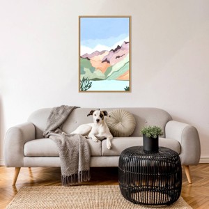 Amanti Art Mountains II by Andrea Mejia Framed Wall Art Print - 1 of 4