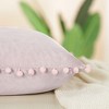 PiccoCasa Velvet Pillow Covers Pom Throw Cover Square Cushion Covers 2Pcs - 4 of 4