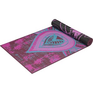 Extra Thick 6mm Yoga Mat, Reversible Non-Slip Print Exercise Mat for All Yoga Types, Pilate - 1 of 4