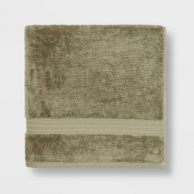 Antimicrobial Oversized Bath Towel Olive Green - Threshold™