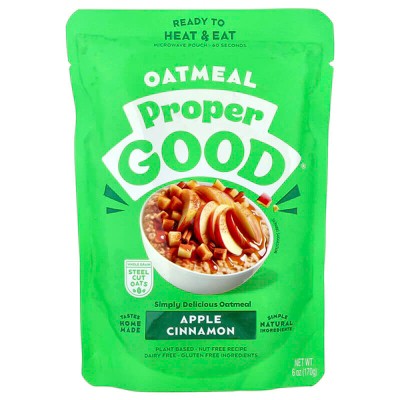 Proper Good, Oatmeal, Apple Cinnamon, 6 oz