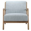 PAGED Wood Accent Chair Mid-Century Modern Reading Chair Lounge Chair with Soft Cushion for Living Room - 2 of 4