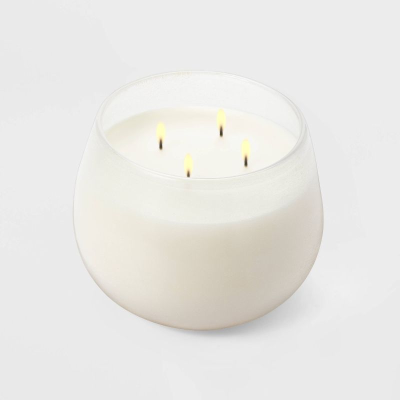 Clarity Fashion Salted Glass Wellness Jar Candle White - Casaluna™, 4 of 13