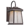 Chloe Lighting Frontier Transitional Led Rubbed Bronze Outdoor Wall Sconce 12" Height - 4 of 4