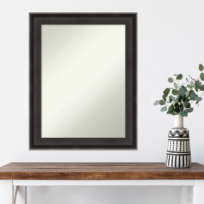 Allure Charcoal 28.5" x 22.5" Wood Framed Wall Mirror