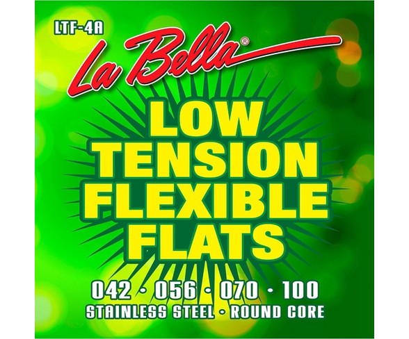 LaBella LTF-4A Low Tension Flexible Flats Electric Bass Strings