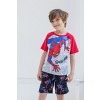 Marvel Spider-Man T-Shirt and French Terry Shorts Outfit Set Toddler to Big Kid Sizes (2T - 10-12) - 3 of 4