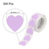 Unique Bargains Self-Adhesive Heart Decoration Sticker for Envelope Wedding 500 Pcs - 2 of 4