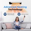 SereneLife 1500- Watt Aluminium Alloy Remote Control Ceiling and Wall Patio Heater with High Rated Aluminum Reflector - 3 of 4