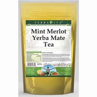 TerraVita Mint Merlot Yerba Mate Tea (50 tea bags, ZIN: 566723)