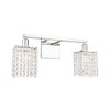 Elegant Lighting Phineas 2 light Chrome and Clear Crystals wall sconce - 4 of 4