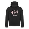 Everyday Kids Ballerina Girls Pullover Hoodie – Pink Dancer Silhouette Ballet Sweatshirt - 2 of 4