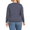 Lands' End Women's Relaxed Supima Cotton Long Sleeve Crew Neck T-Shirt - 2 of 4