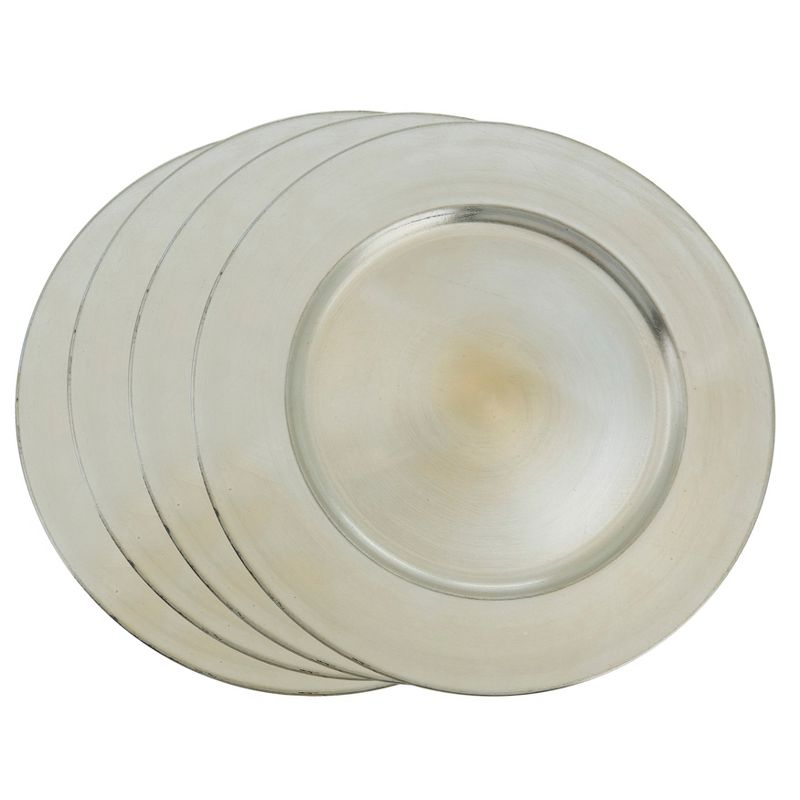 Saro Lifestyle Classic Solid Color Charger Plates, 1 of 5