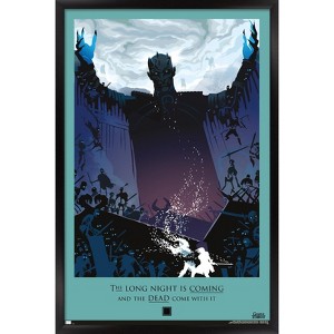 Trends International Game of Thrones - Long Night Framed Wall Poster Prints - 1 of 4
