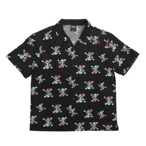 One Piece (Manga) All-Over Print Men's Collared Button-Up Short Sleeve Shirt - 1 of 3