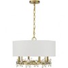 Savoy House Dahlia 4 - Light Pendant in  Warm Brass - 3 of 4