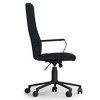 TiramisuBest Swivel Office Chair - Distressed Blue Faux Leather, Adjustable Height, Assembly Required, 26.4" D x 25.6" W x 45.3" H - 3 of 4