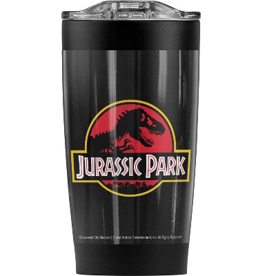 Jurassic Park Classic Logo Steel Tumbler 20oz Coffee Travel Mug