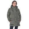 Women's Winter Puffer Parka Coat - S.E.B. By SEBBY - 3 of 4