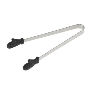 Unique Bargains Pcs Food Tongs Glove-Shaped Ice & Food Tongs Dishwasher Safe Stainless Steel Silicone 5 Inch 1 Pcs - 1 of 3